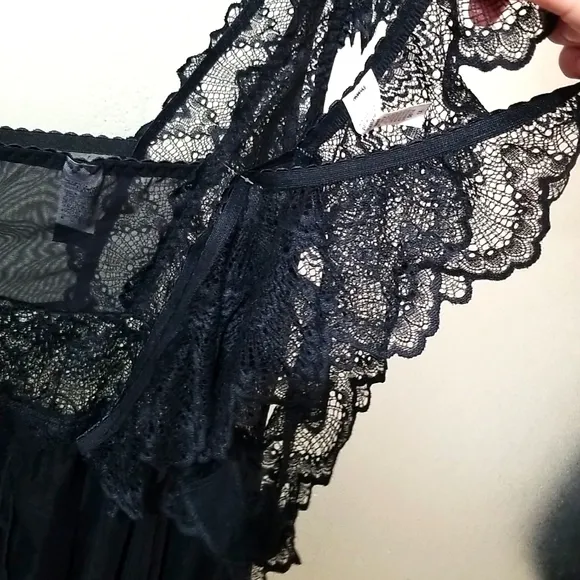 🇺🇦 Babydoll lace sheer sexy lingerie size 1x