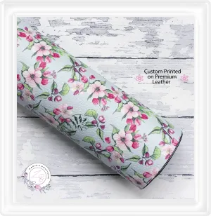 ⋅ Charlotte Floral  ⋅ Premium Custom Printed Vegan Faux Leather