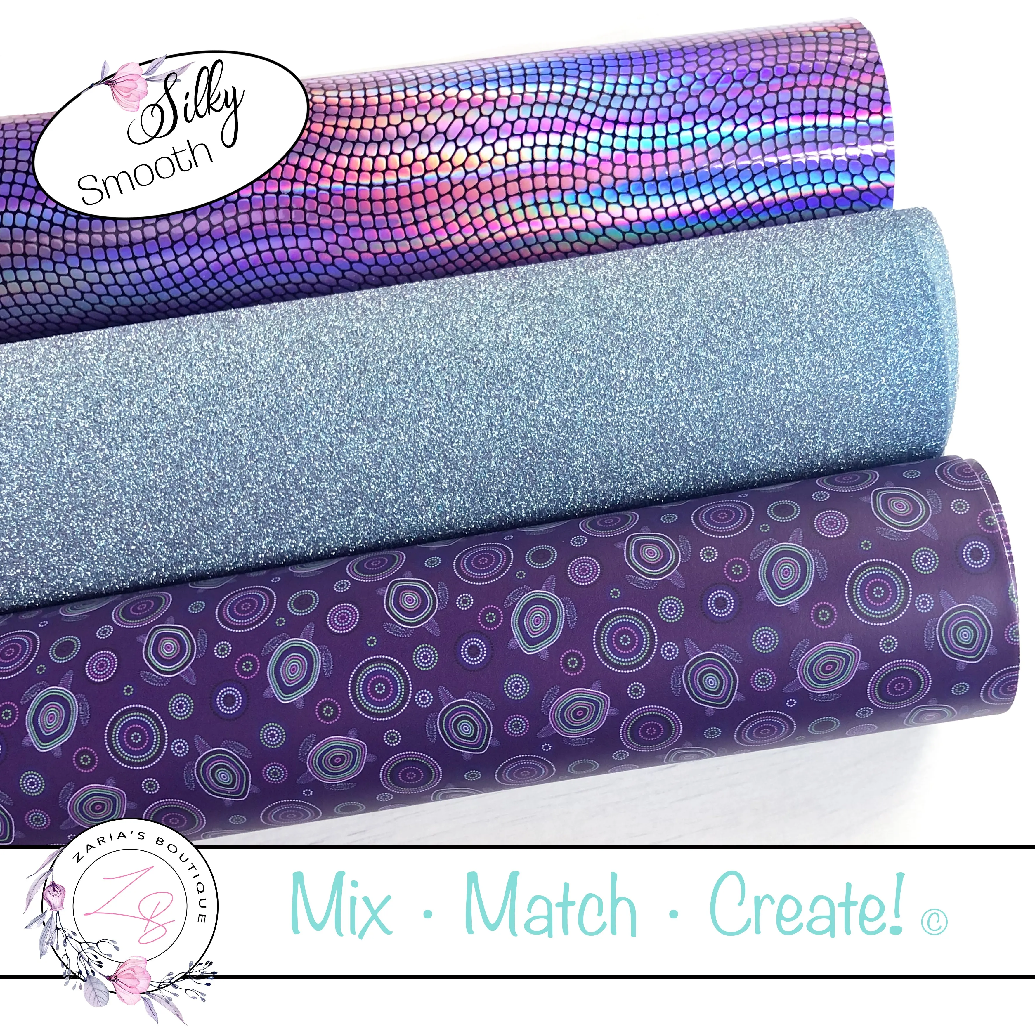 ⋅ Turtle Dots ⋅ Exclusive Vegan Faux Leather ⋅ Mix Match Create ©