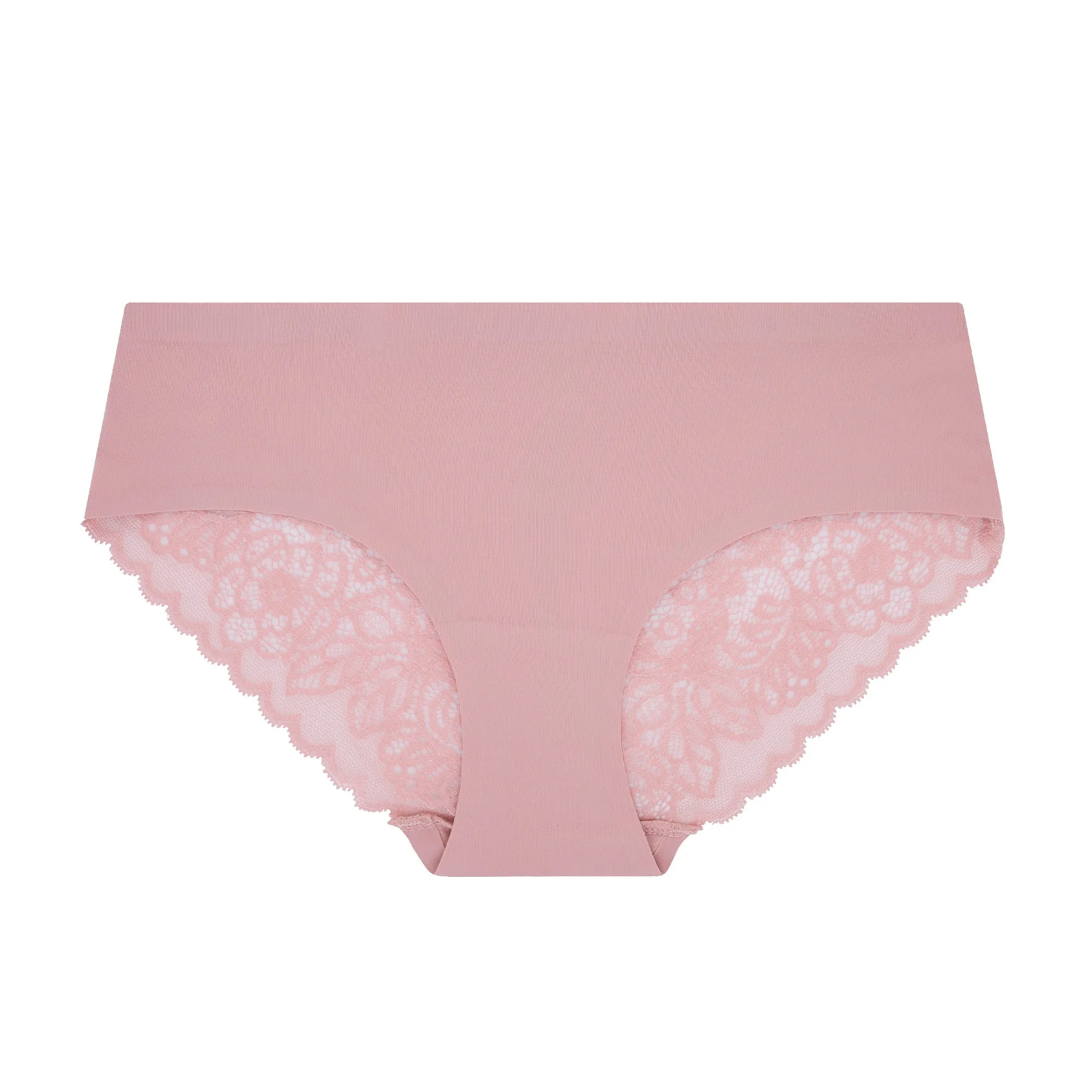 10 Pack No Show Lace Back Hipsters