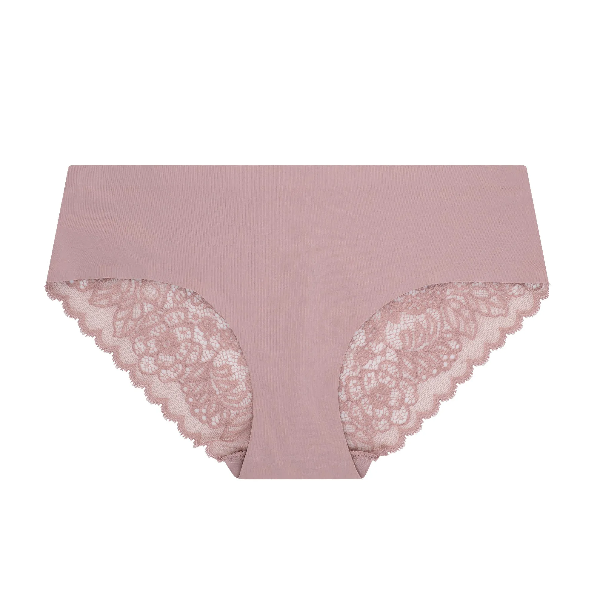 10 Pack No Show Lace Back Hipsters