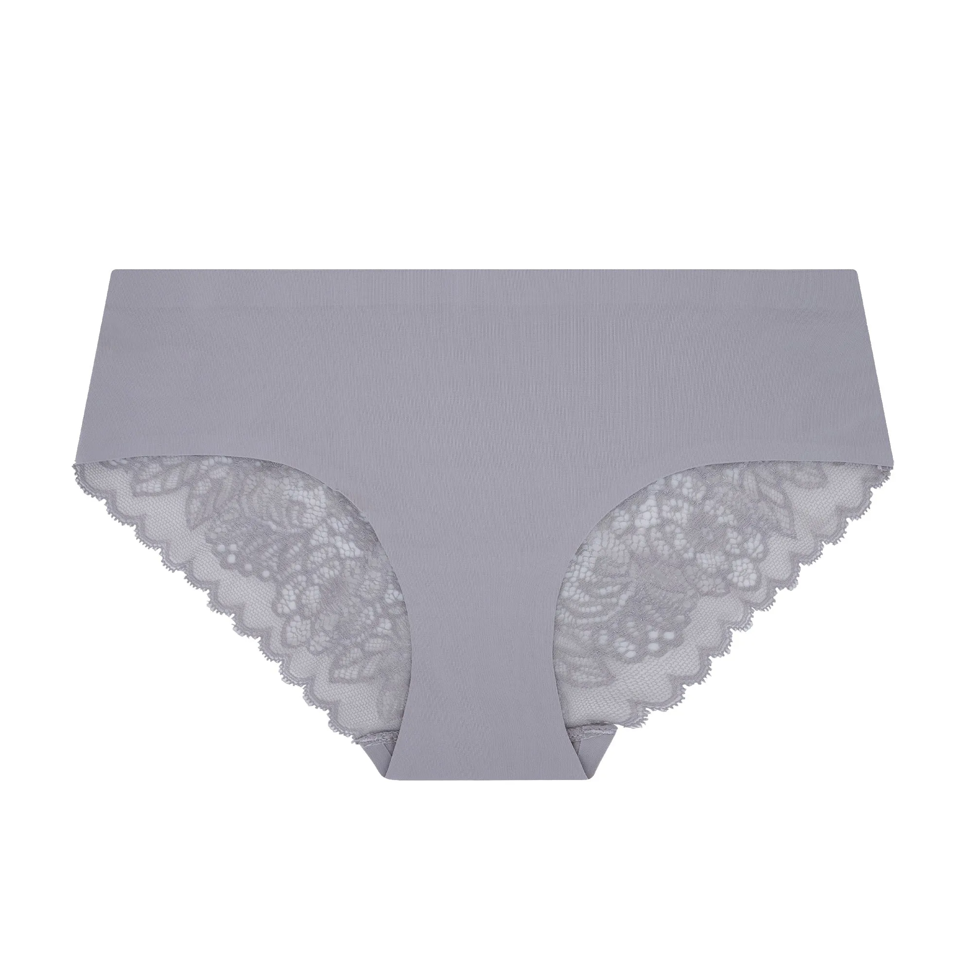 10 Pack No Show Lace Back Hipsters