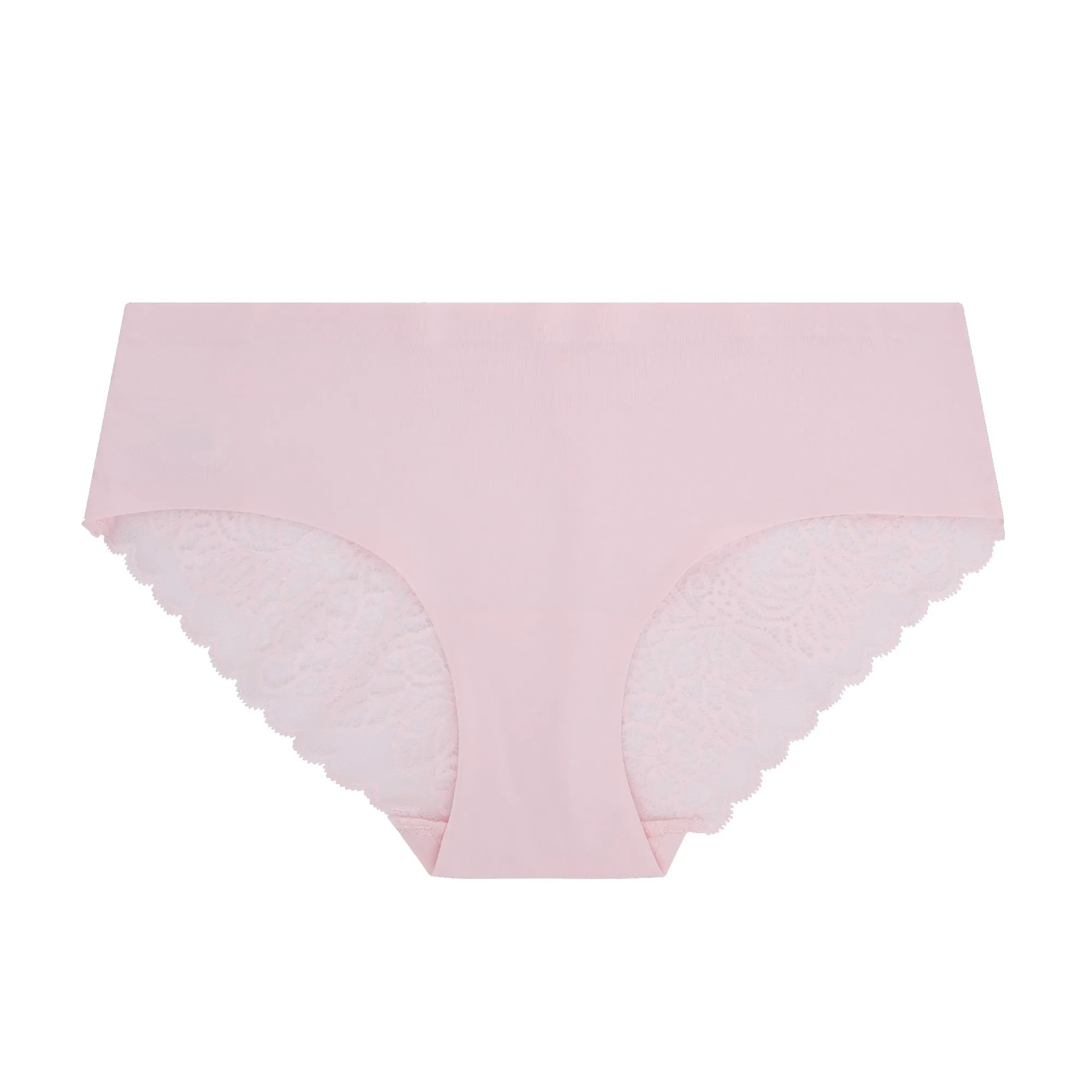 10 Pack No Show Lace Back Hipsters