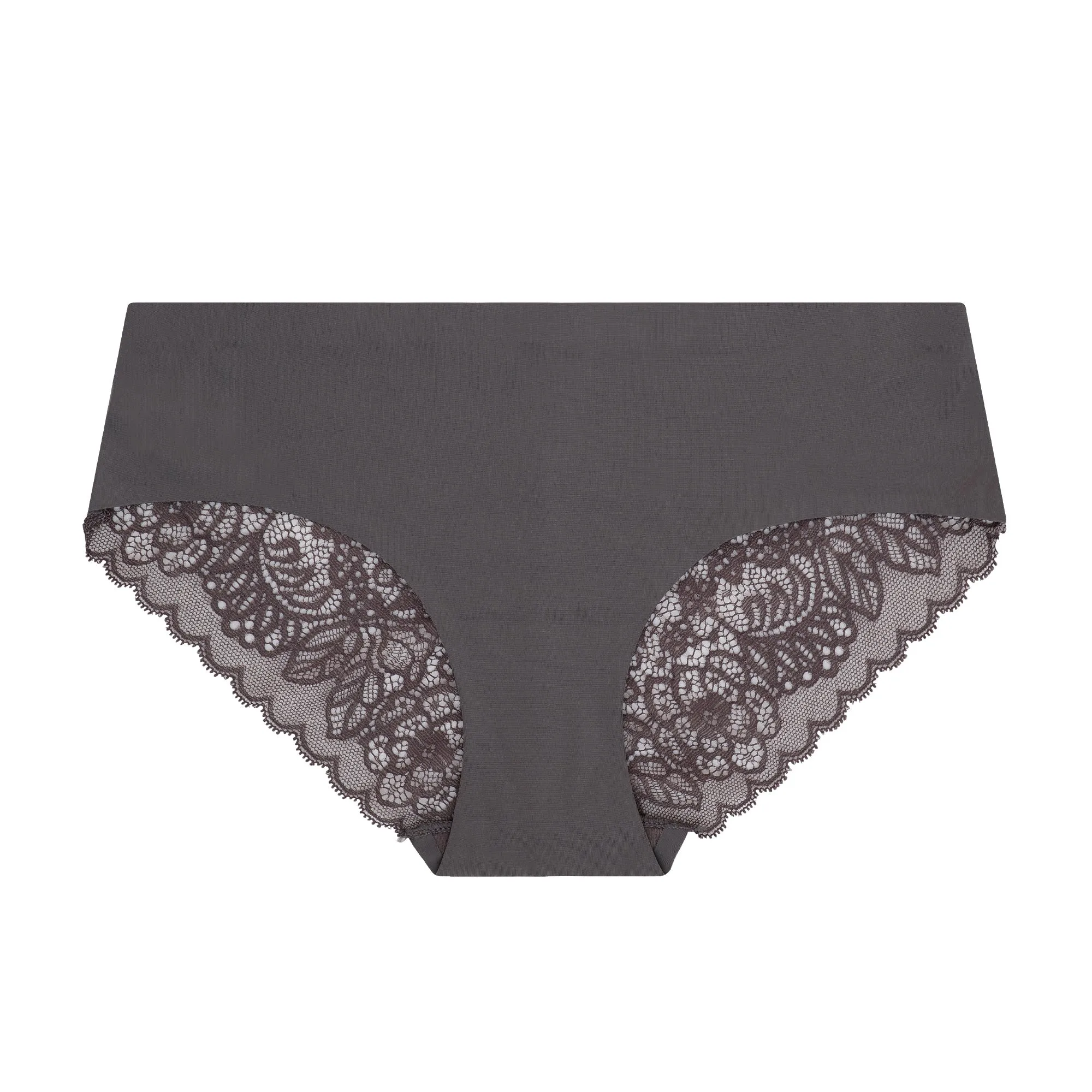 10 Pack No Show Lace Back Hipsters