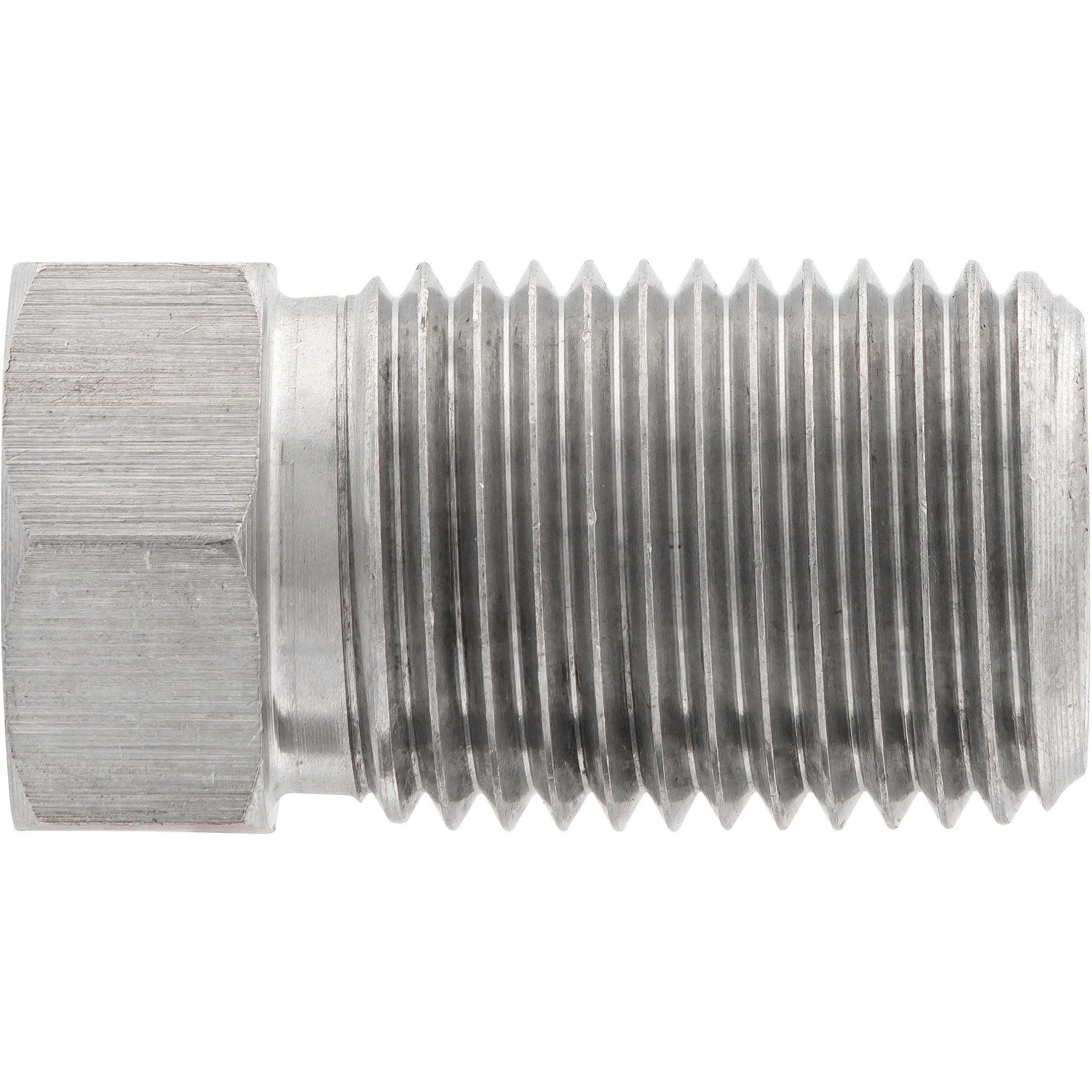 1/4" (7/16-24 Inverted) Long Tube Nut Stainless Steel | 10ct