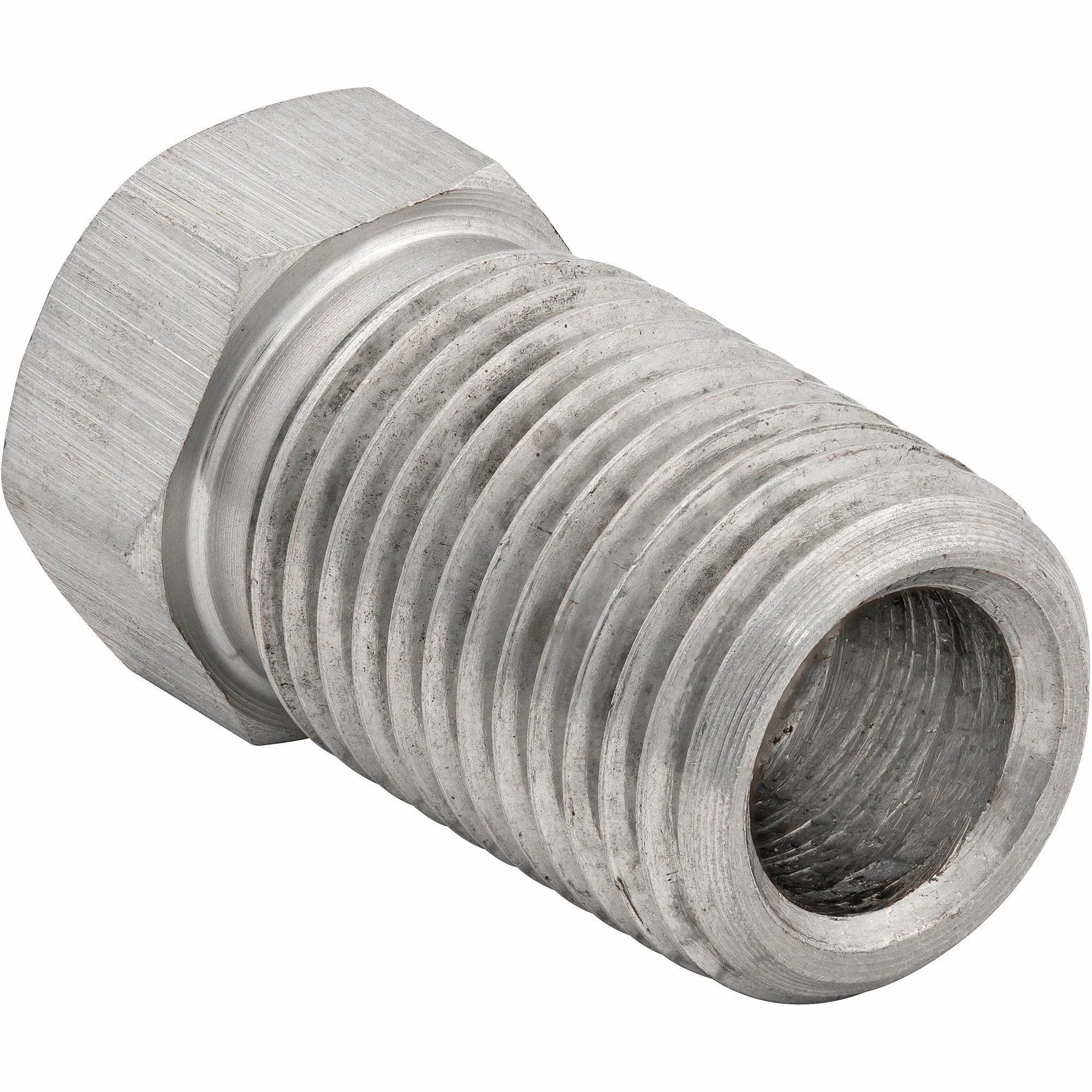 1/4" (7/16-24 Inverted) Long Tube Nut Stainless Steel | 10ct