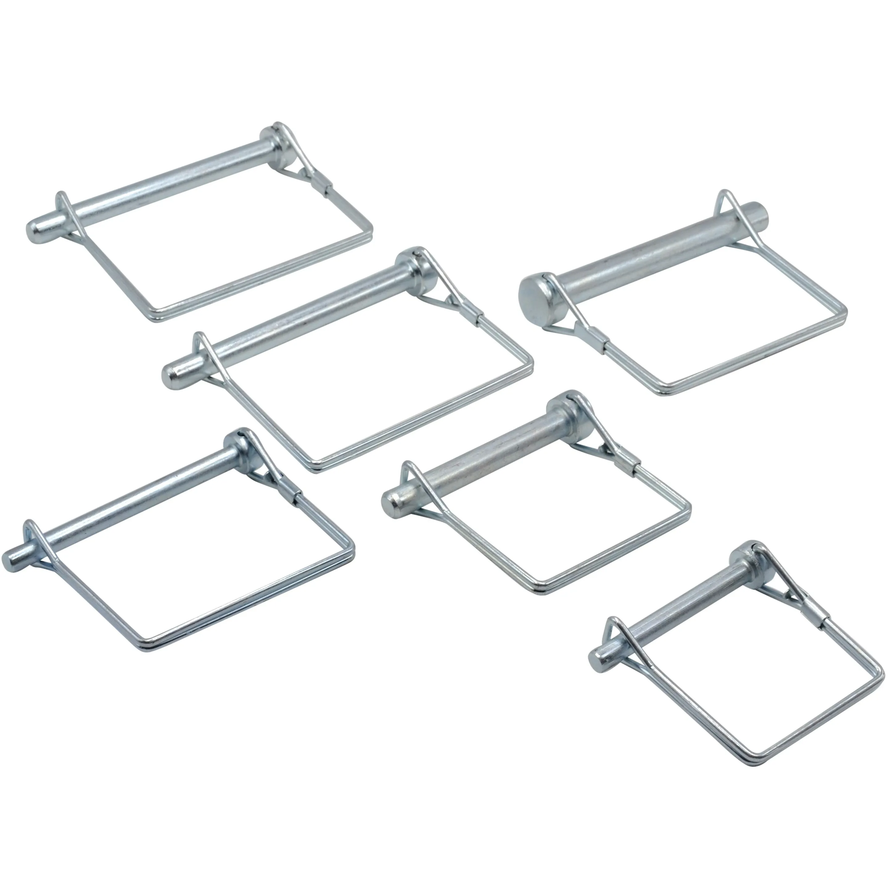 24pc Metric Square Shaft Locking Lynch Pin clip grab kit assortment