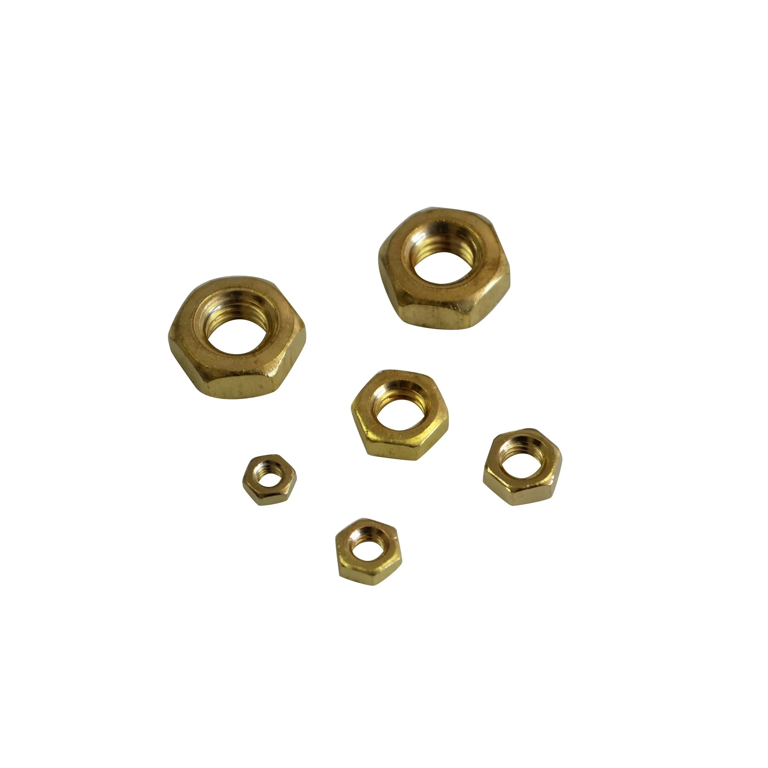 280pc Hex Metric Brass Nuts Grab Kit Assortment