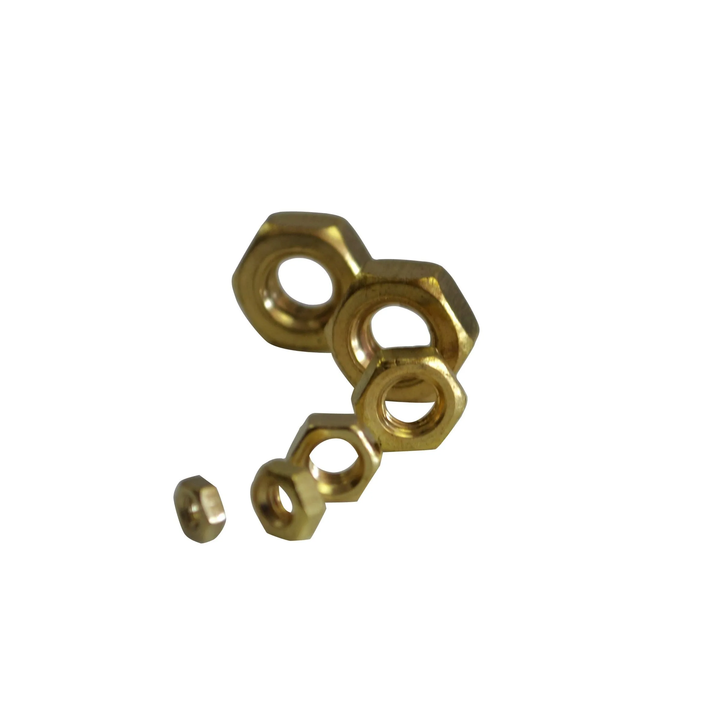 280pc Hex Metric Brass Nuts Grab Kit Assortment