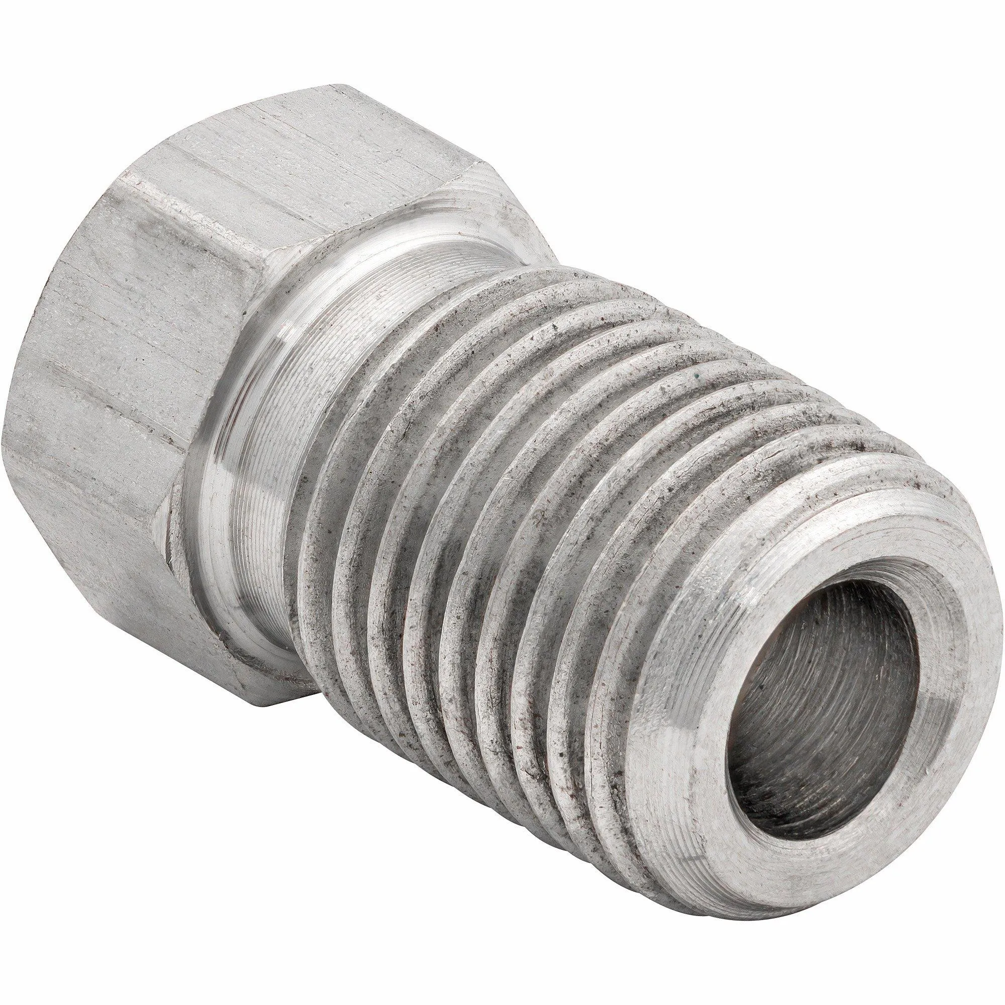 3/16" (M10x1.0 Inverted) Stainless Steel Tube Nut | 10ct