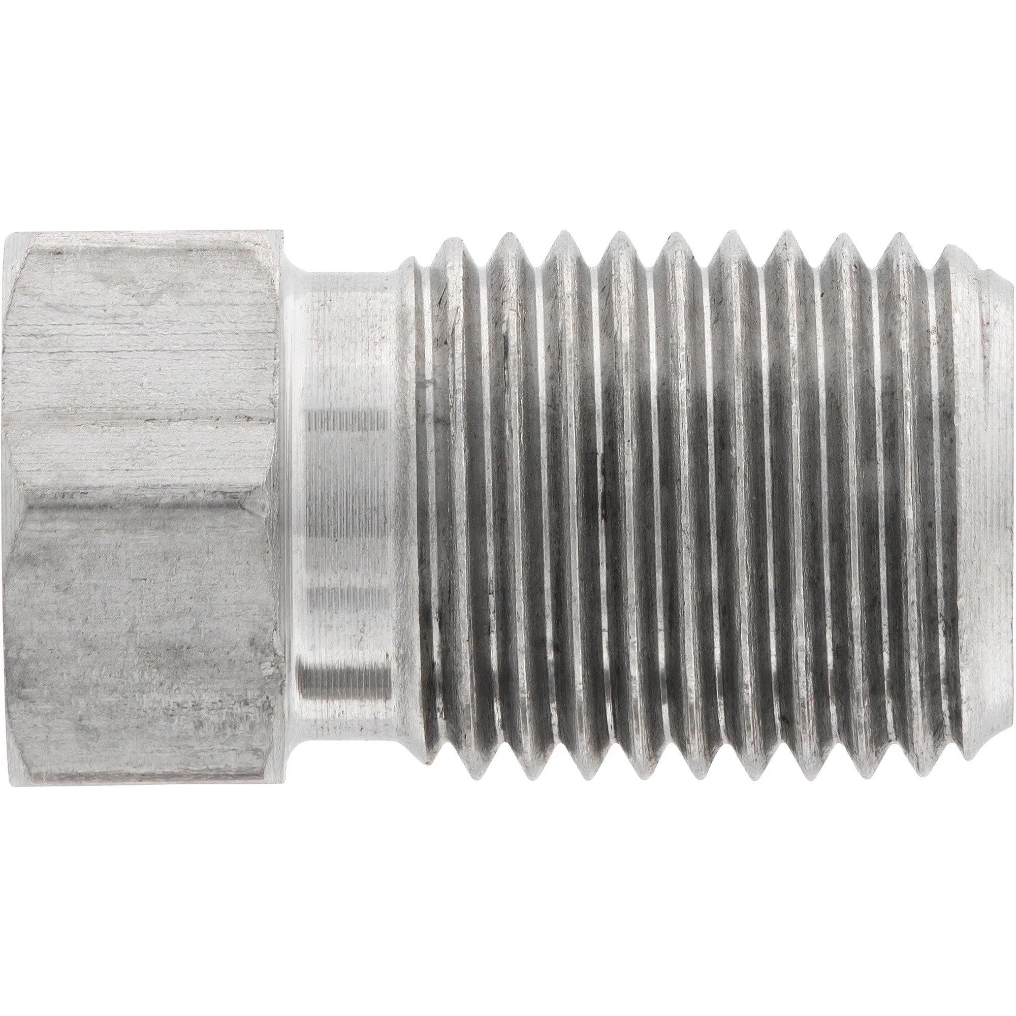 3/16" (M10x1.0 Inverted) Stainless Steel Tube Nut | 10ct