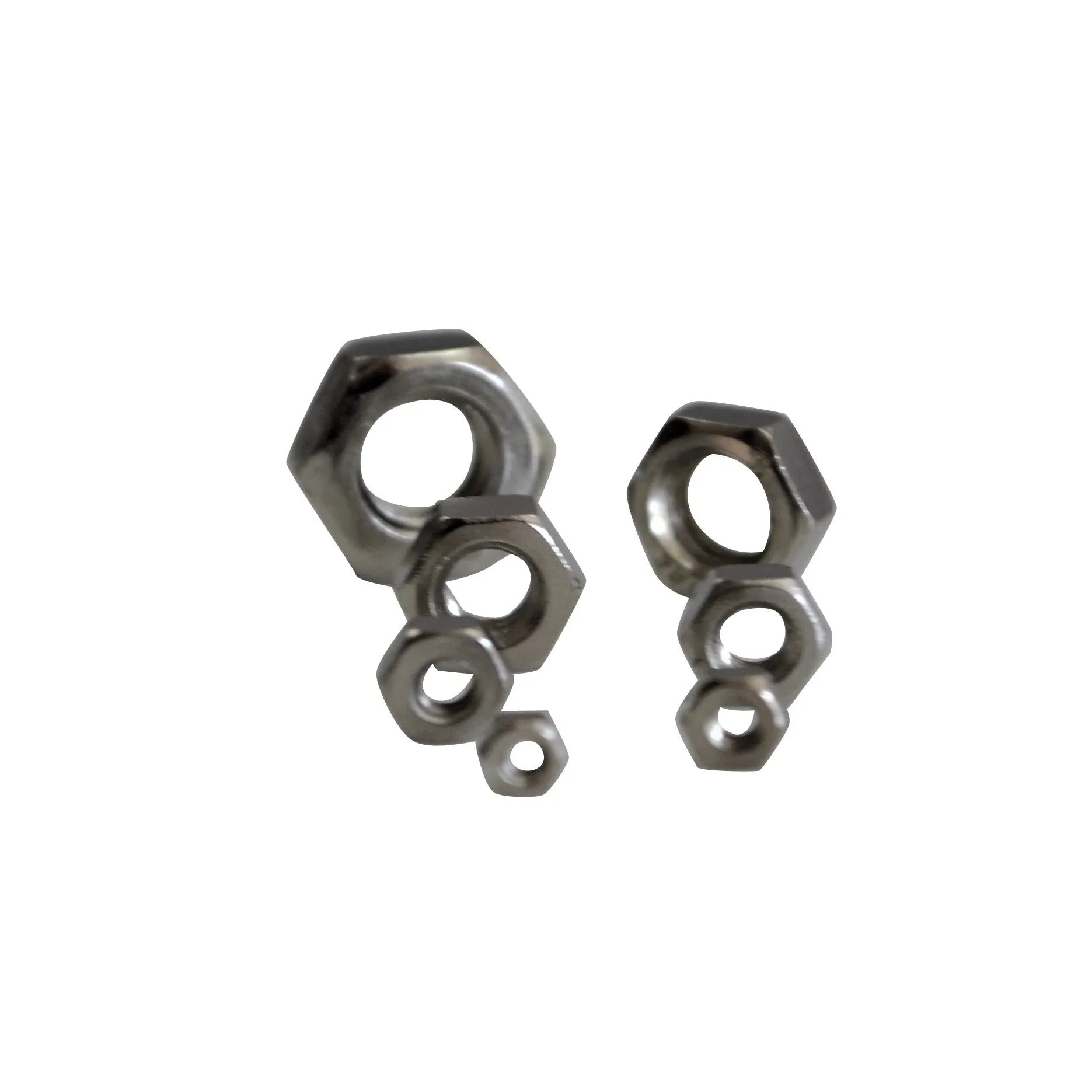 350pc Metric Stainless Steel Hex Nut Grab Kit Assortment