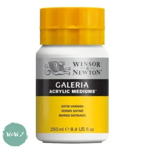 Acrylic VARNISH Winsor & Newton GALERIA 250ML SATIN