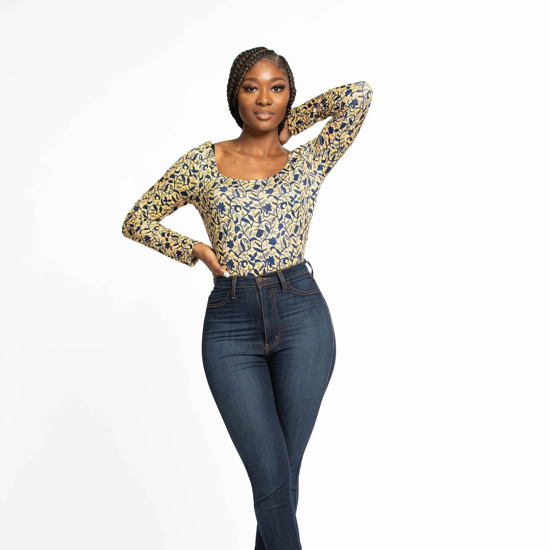 Akuba African Print Bodysuit
