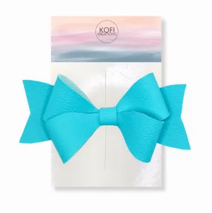 Aqua Persephone Hair Bow