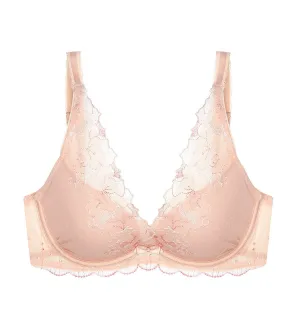 AQUA YIN YANG DEEP V WIRED PUSH-UP BRA