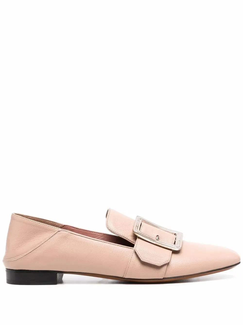 Bally buckled leather loafers