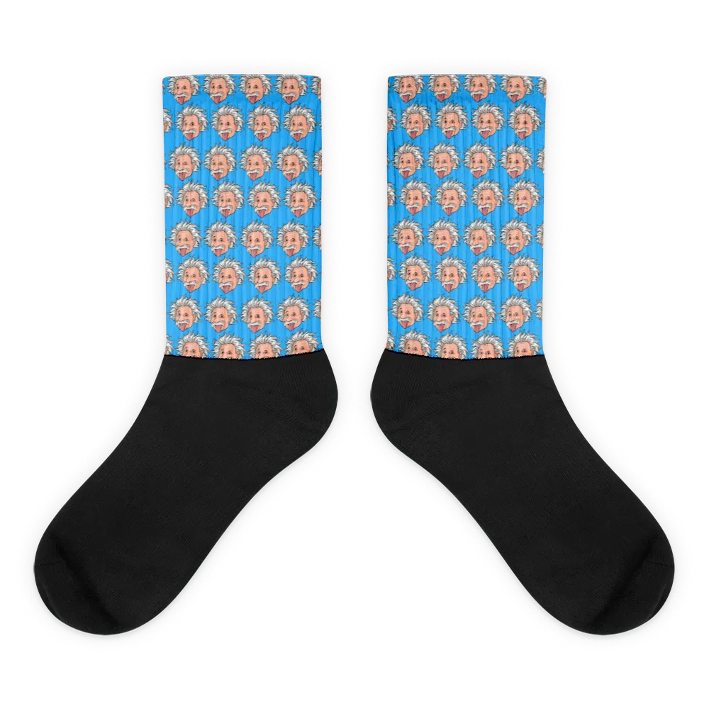 Blue Einstein Socks
