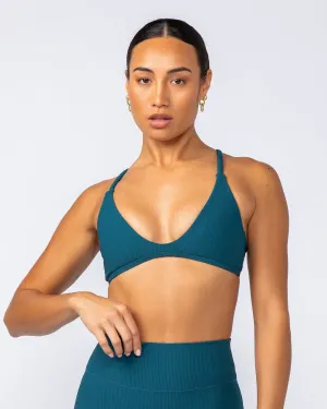 Breeze Rib Bralette - Dark Marine