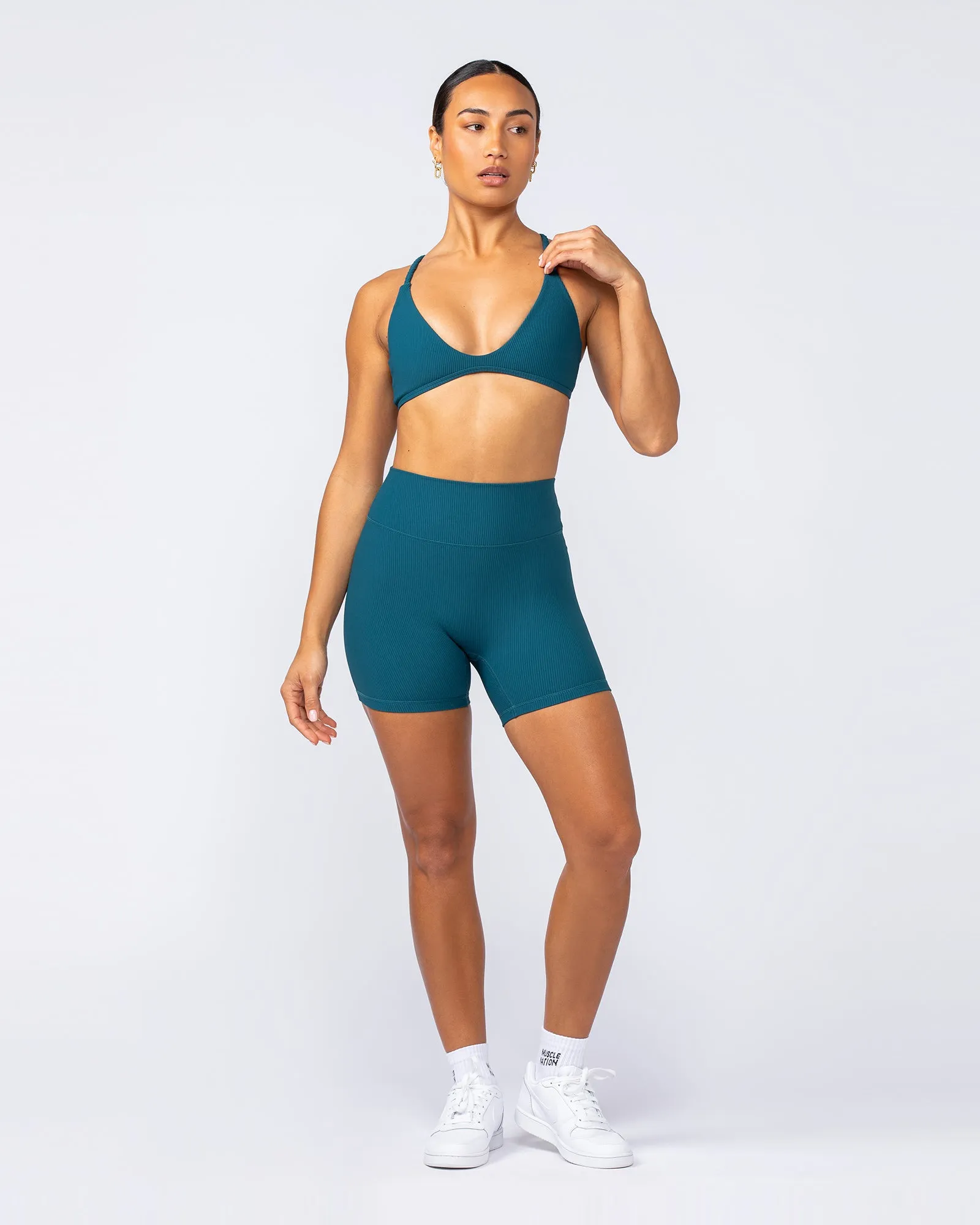 Breeze Rib Bralette - Dark Marine