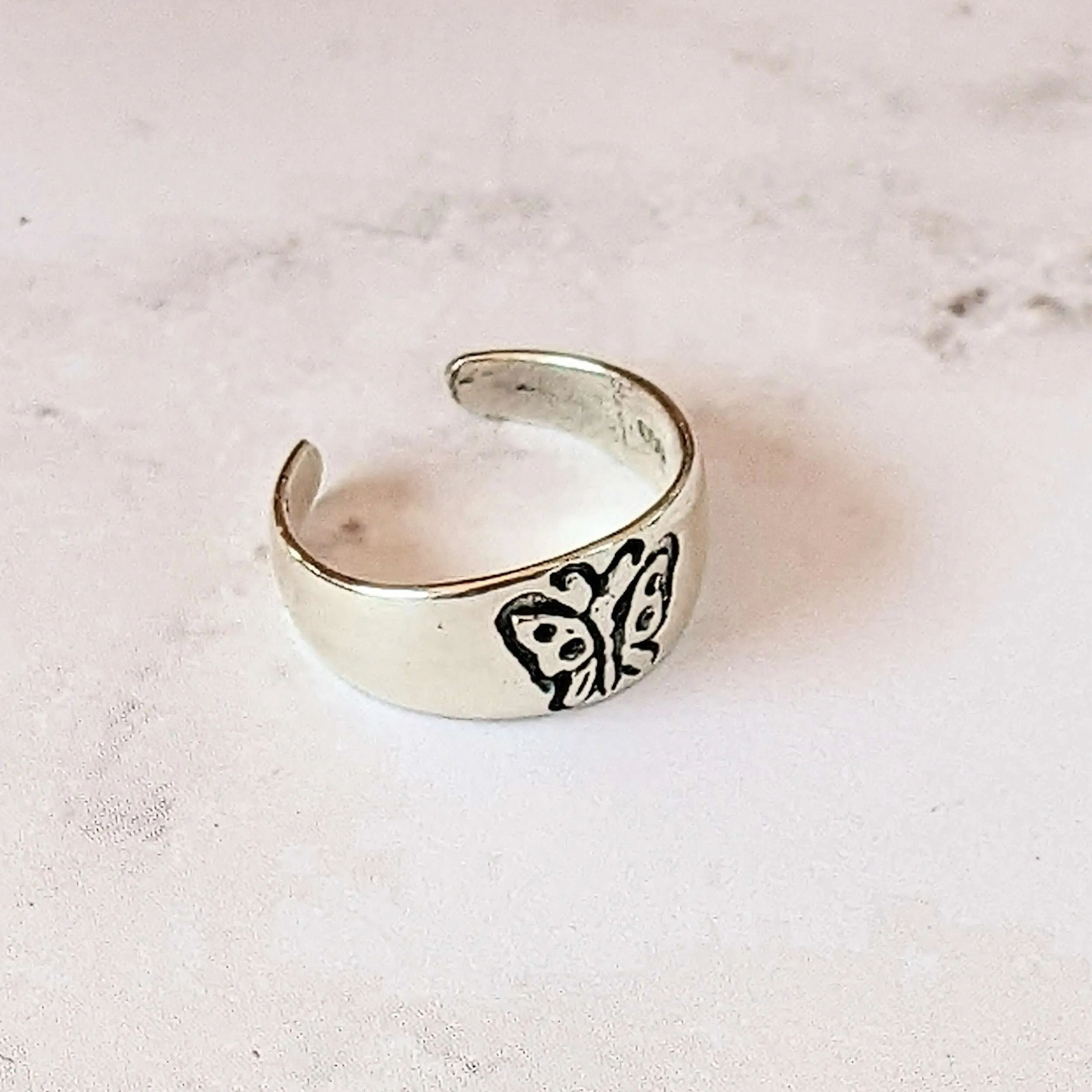 Butterfly Toe Ring