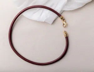 BVLGARI Leather Love Necklace