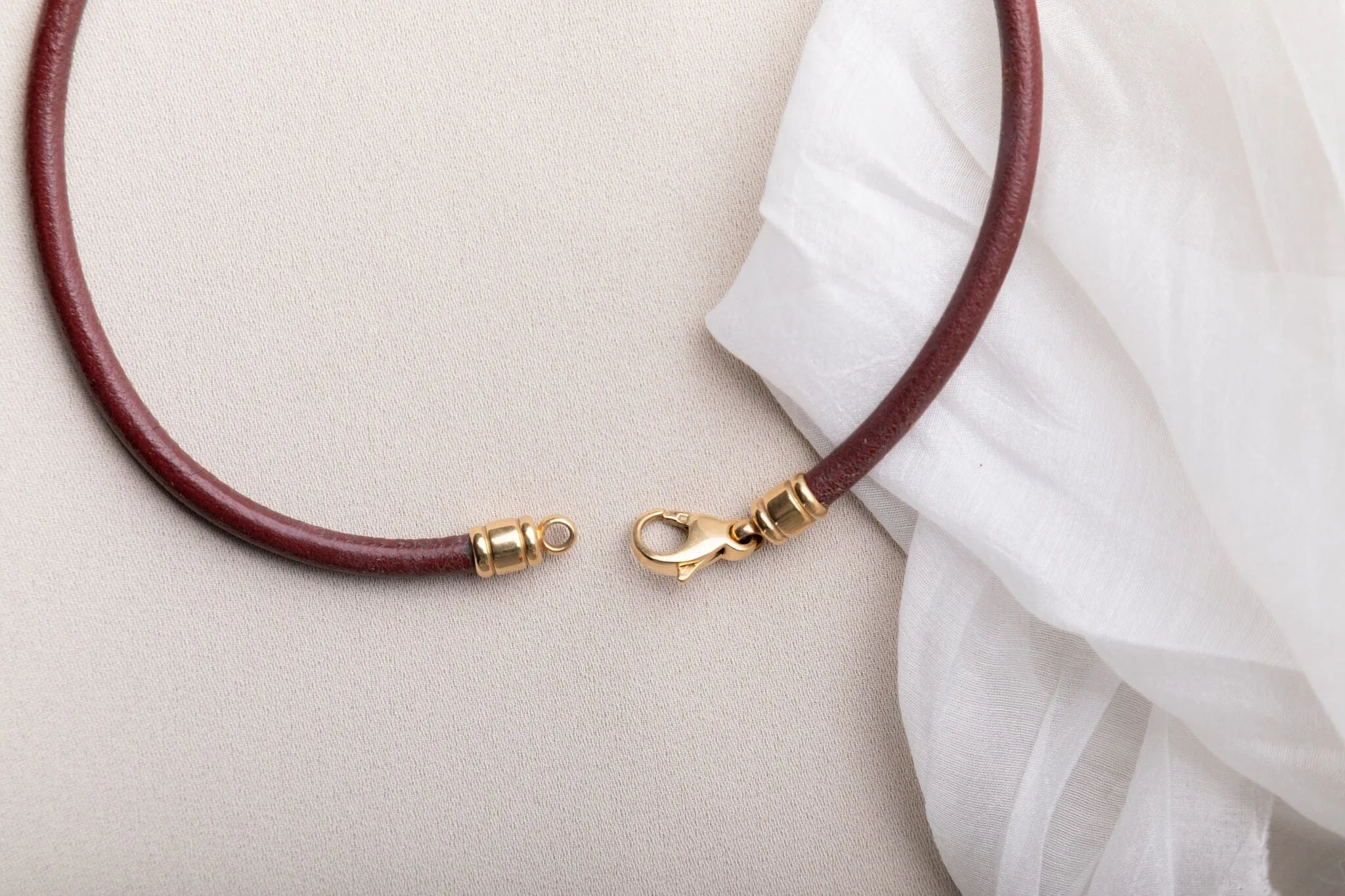BVLGARI Leather Love Necklace
