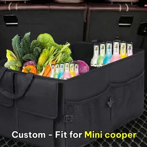 Car Trunk Organizer, Custom-Fit For Car, Foldable Car Trunk Storage Box, Storage Bag, Waterproof, Dust-proof, Stain-Resistant, Car Accessories WAMT229