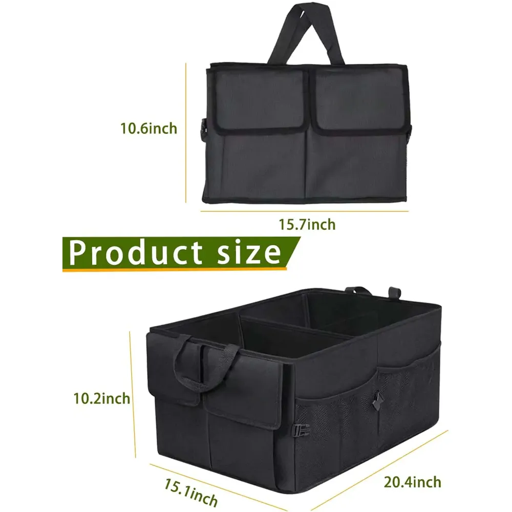 Car Trunk Organizer, Custom-Fit For Car, Foldable Car Trunk Storage Box, Storage Bag, Waterproof, Dust-proof, Stain-Resistant, Car Accessories WAMY229