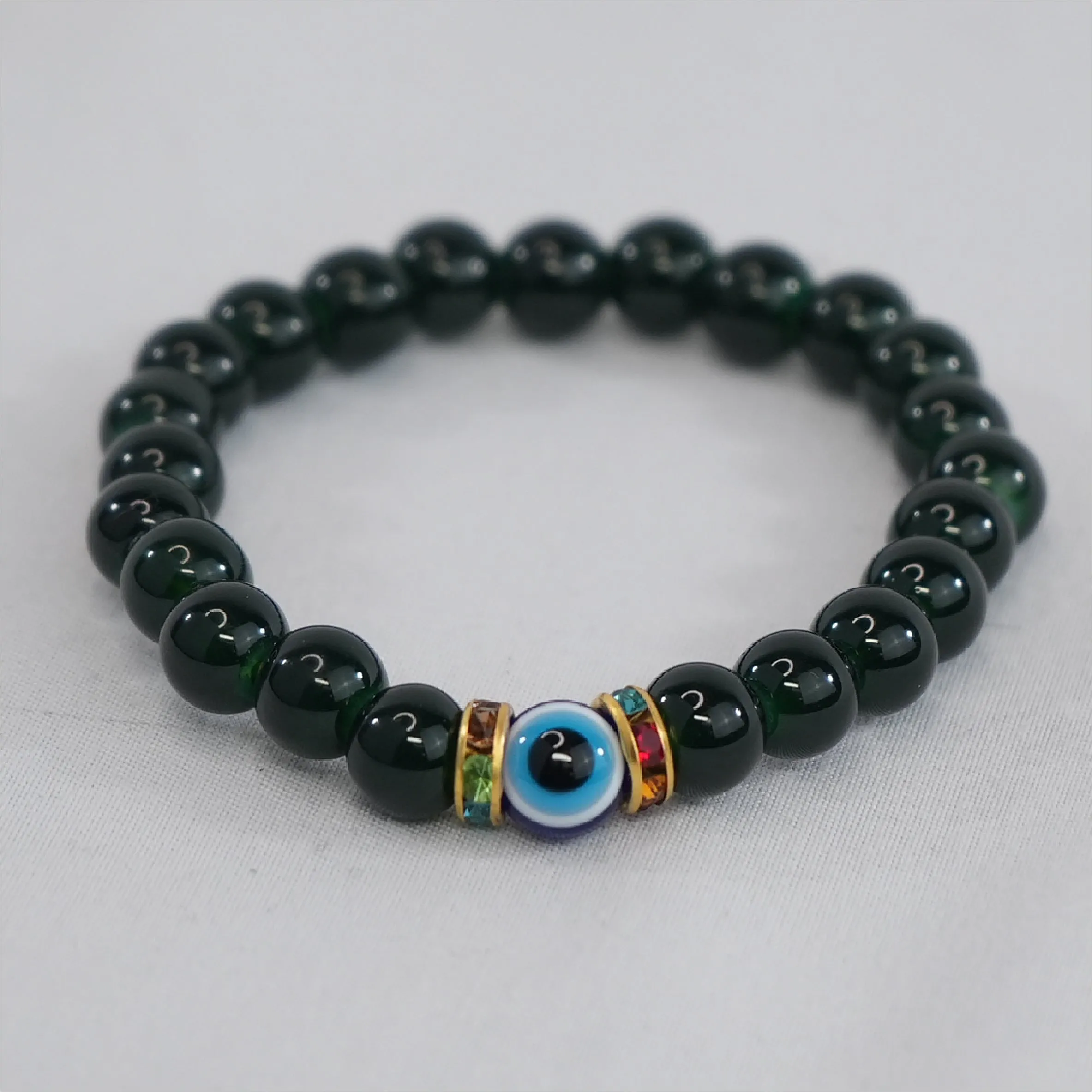 Classic Evil Eye Stretchy Bracelet: Timeless Protection