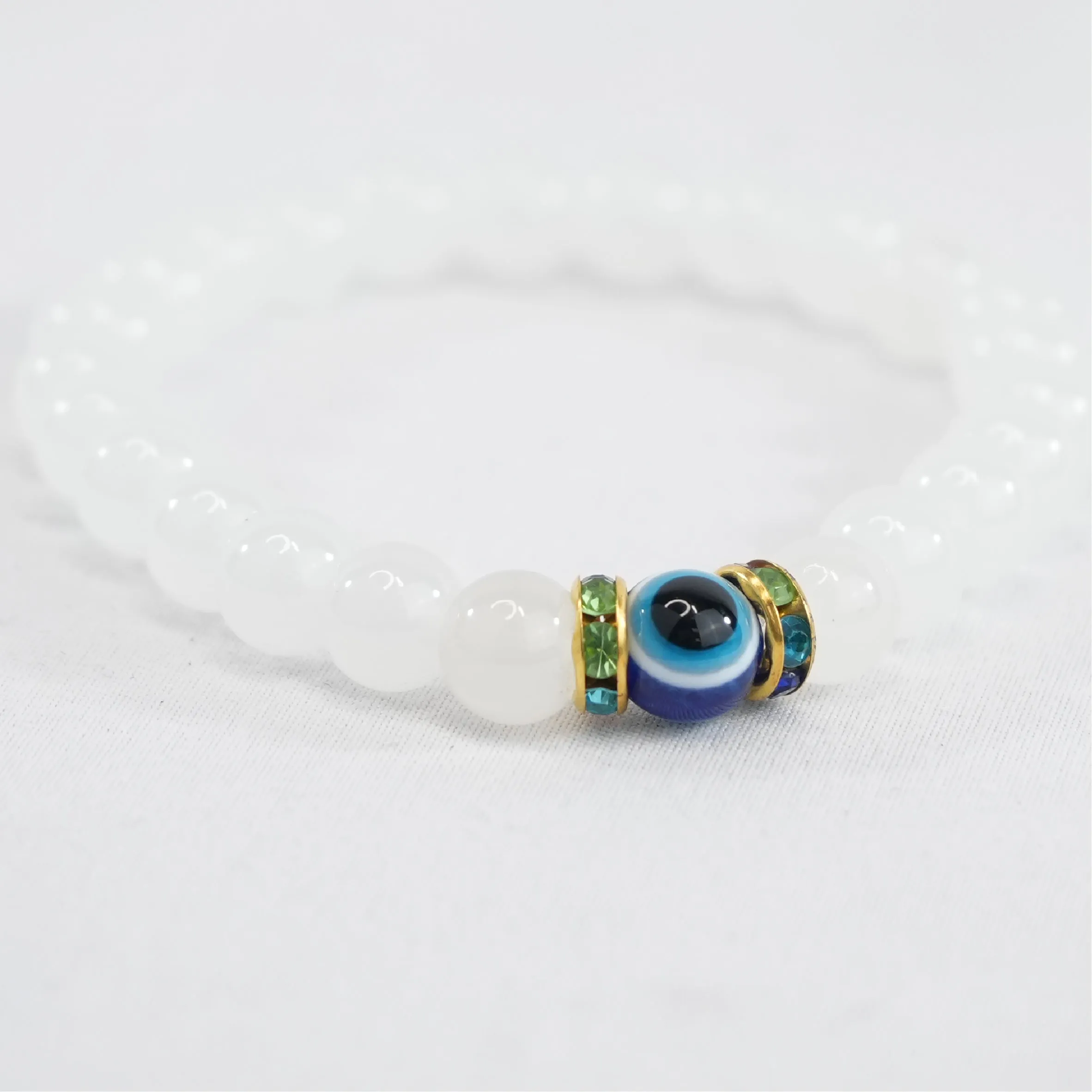 Classic Evil Eye Stretchy Bracelet: Timeless Protection