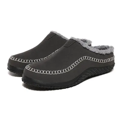 Cotton Slippers Warm In Winter Plus Velvet Cotton Shoes