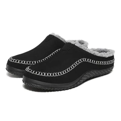 Cotton Slippers Warm In Winter Plus Velvet Cotton Shoes