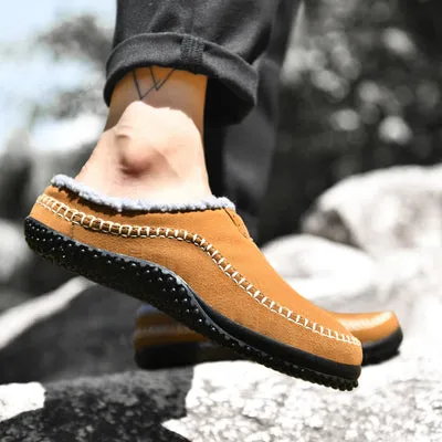 Cotton Slippers Warm In Winter Plus Velvet Cotton Shoes