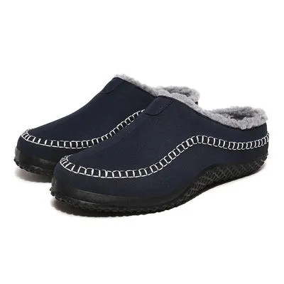 Cotton Slippers Warm In Winter Plus Velvet Cotton Shoes