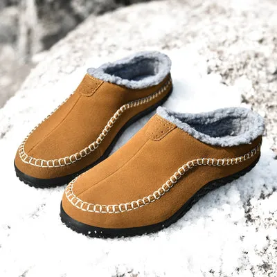 Cotton Slippers Warm In Winter Plus Velvet Cotton Shoes