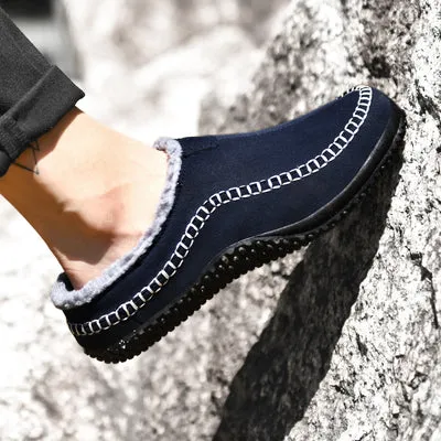 Cotton Slippers Warm In Winter Plus Velvet Cotton Shoes