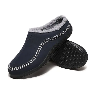 Cotton Slippers Warm In Winter Plus Velvet Cotton Shoes