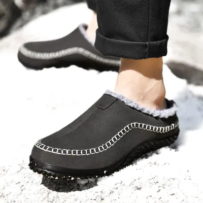 Cotton Slippers Warm In Winter Plus Velvet Cotton Shoes