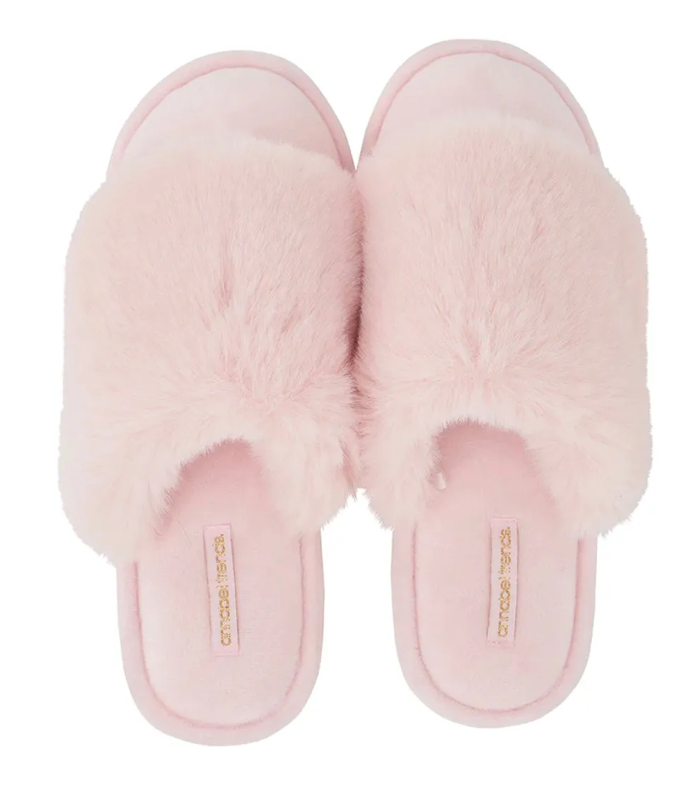 Cozy Luxe Slippers - Melon   Pink