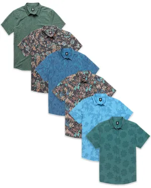 Custom 6 Pack Relaxed Button Up - Non-Branded