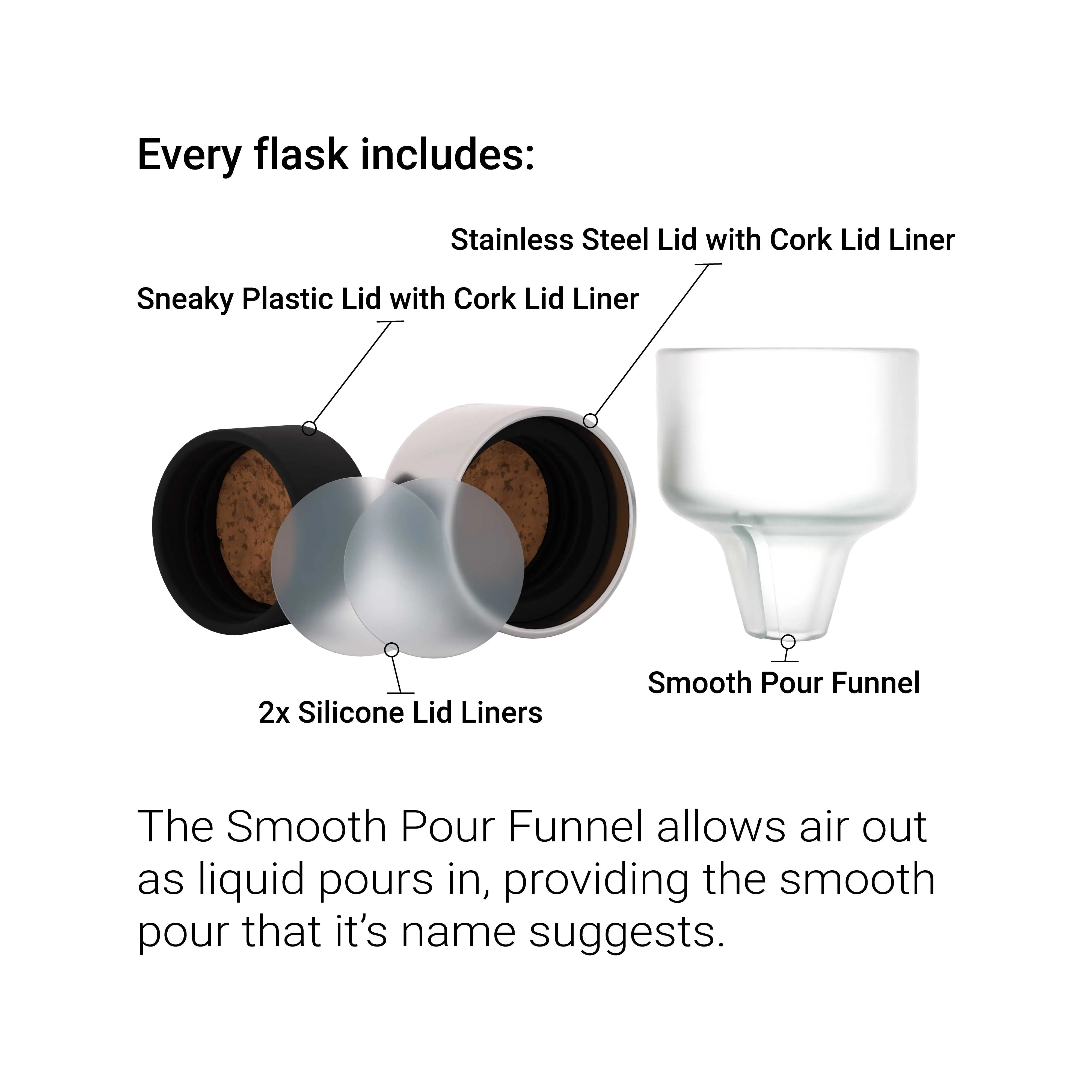 Dark Brown Leather Glass Flask Gift Set (Single Shot 100mL   Double Shot 240mL)
