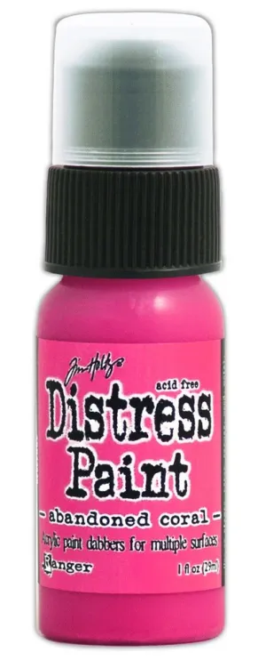 Distress Paint - Abandoned Coral 1 Oz.