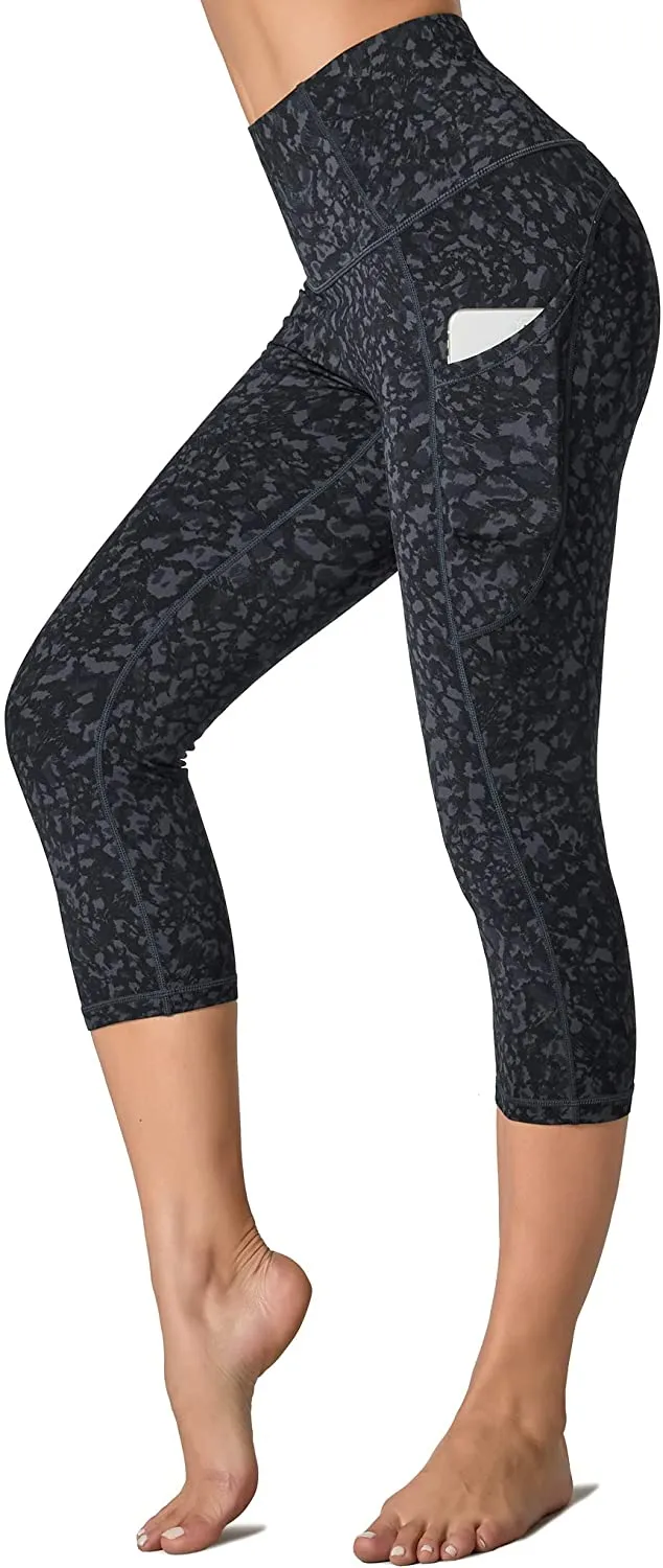 Dragon Fit High Waist Yoga Leggings with 3 Pockets,Tummy Control Workout Running 4 Way Stretch Yoga Pants