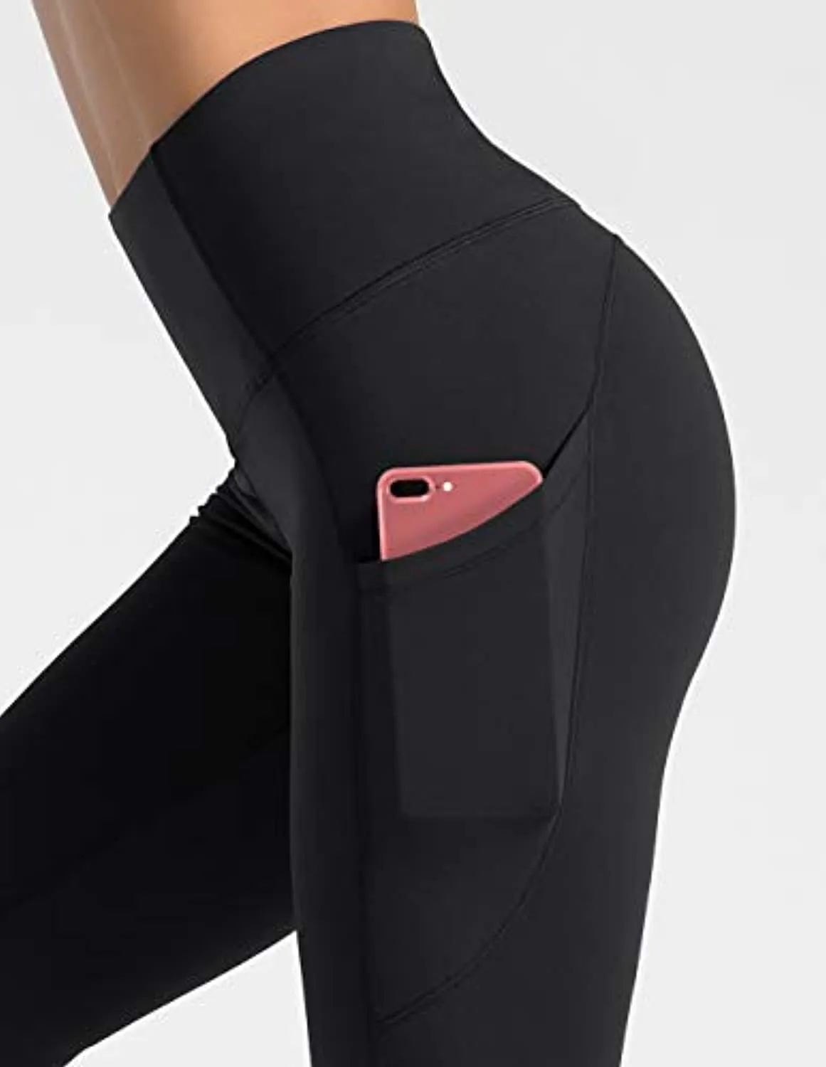 Dragon Fit High Waist Yoga Leggings with 3 Pockets,Tummy Control Workout Running 4 Way Stretch Yoga Pants