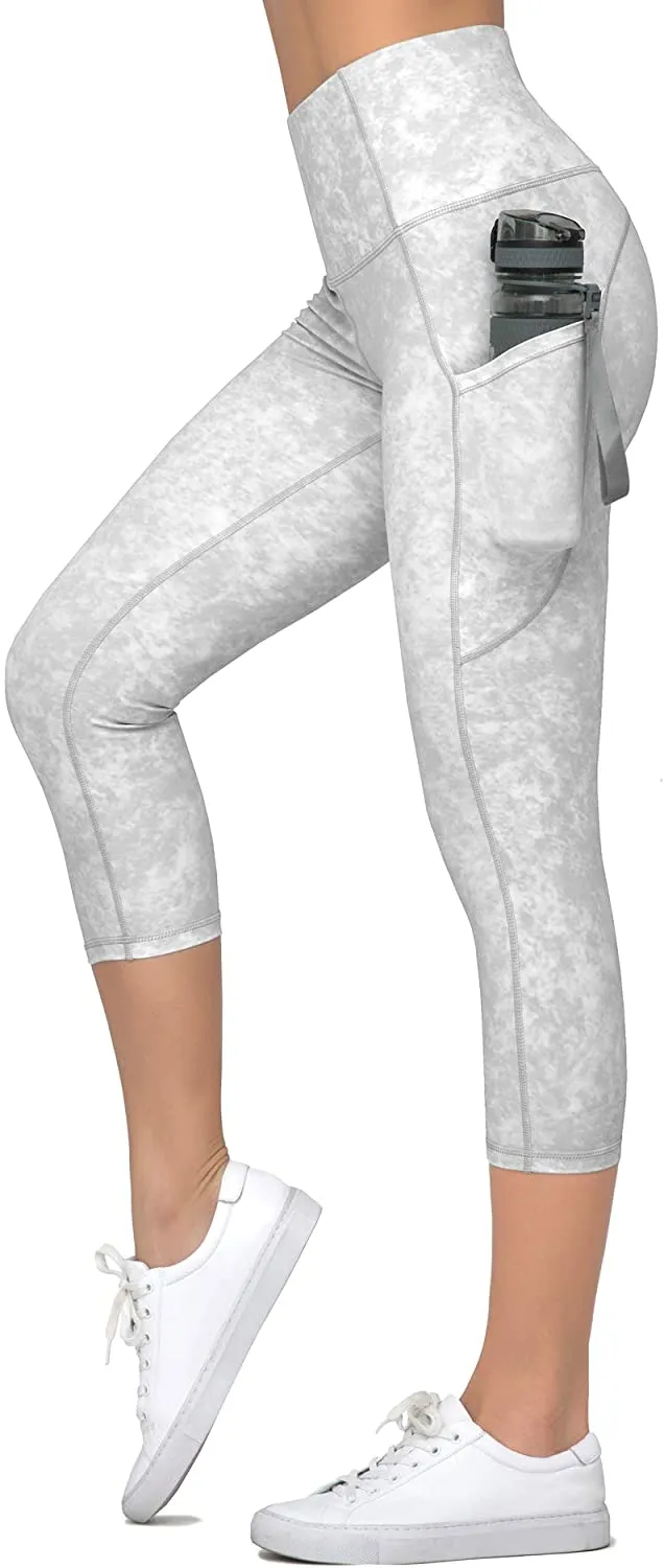 Dragon Fit High Waist Yoga Leggings with 3 Pockets,Tummy Control Workout Running 4 Way Stretch Yoga Pants