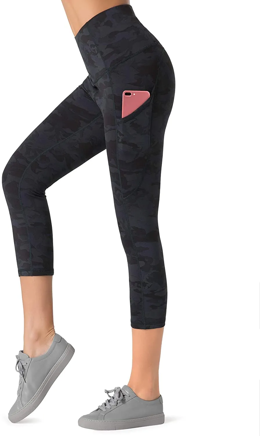 Dragon Fit High Waist Yoga Leggings with 3 Pockets,Tummy Control Workout Running 4 Way Stretch Yoga Pants