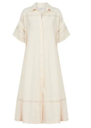 DRESS: Adelfia Shirt Dress - Cannoli