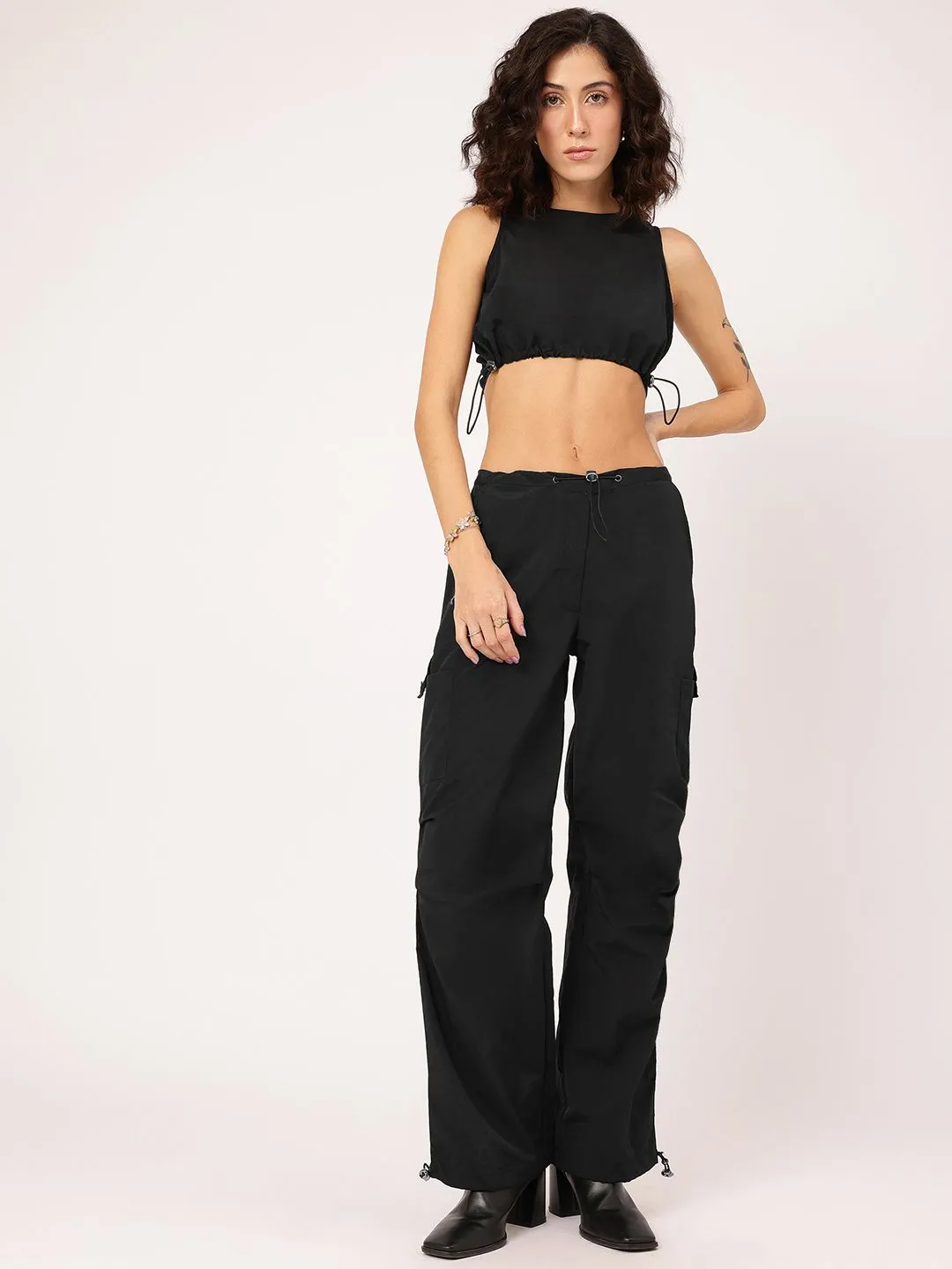 DressBerry Collegiate Cool Sleeveless Crop Co-Ord