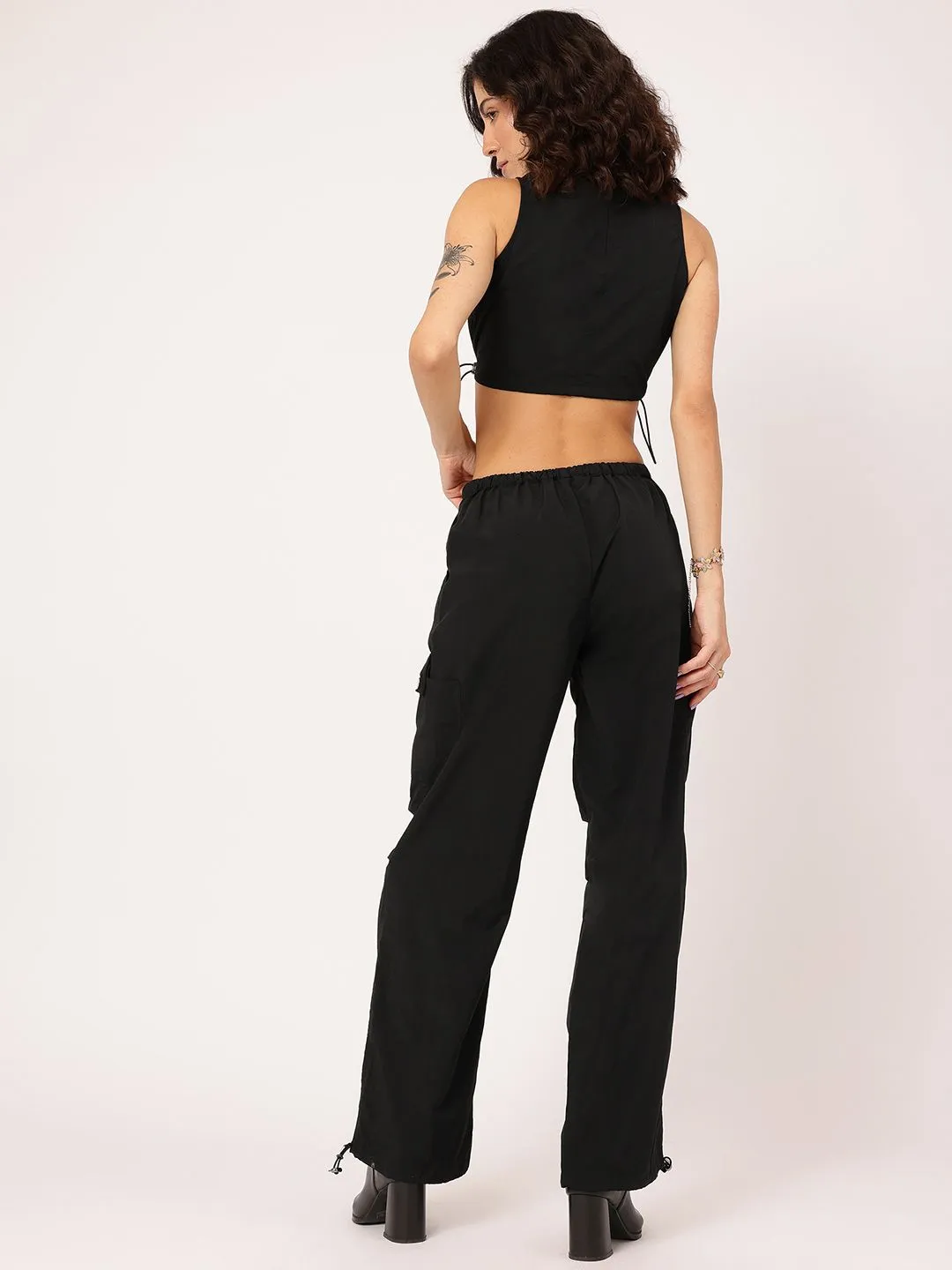 DressBerry Collegiate Cool Sleeveless Crop Co-Ord